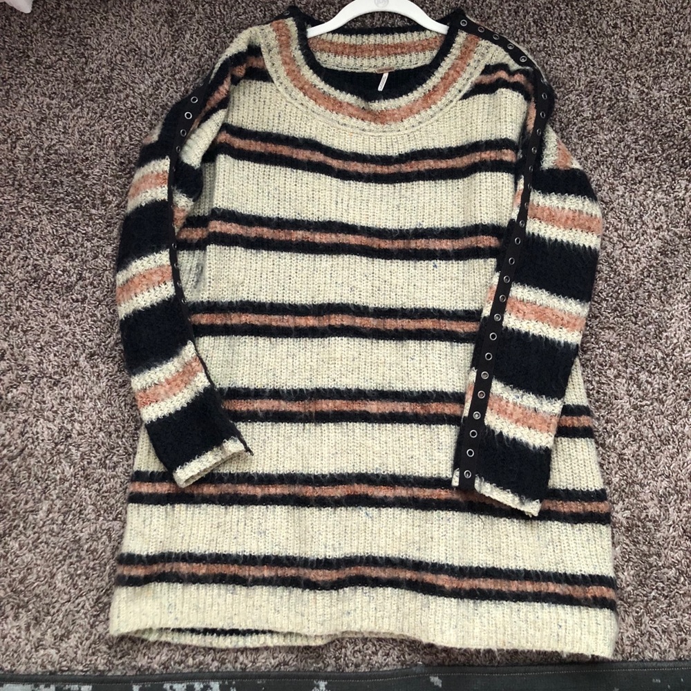 Free People Striped Sweater